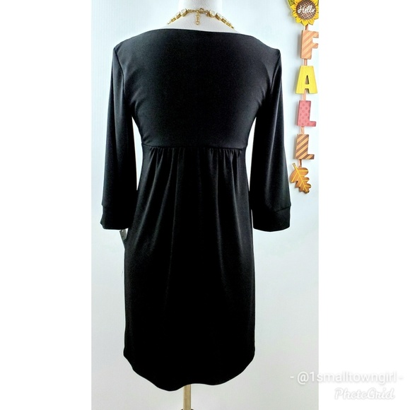 London Times knit cowl neck empire dress 6 NWT - Picture 5 of 8